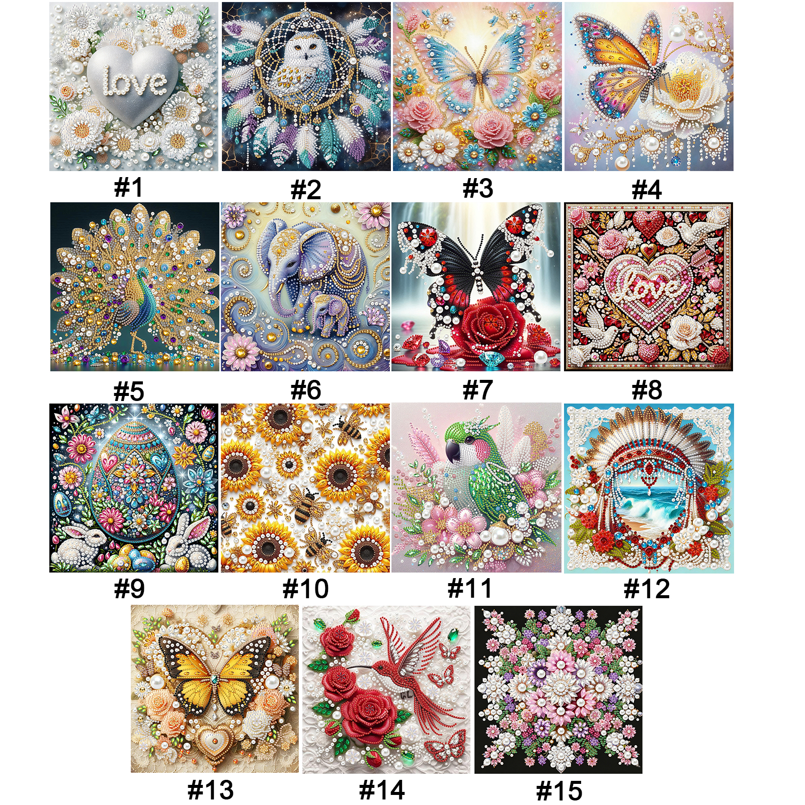 Pearl Gem Diamond Art Painting - Resin Art Kits For Adults のレビューと価格