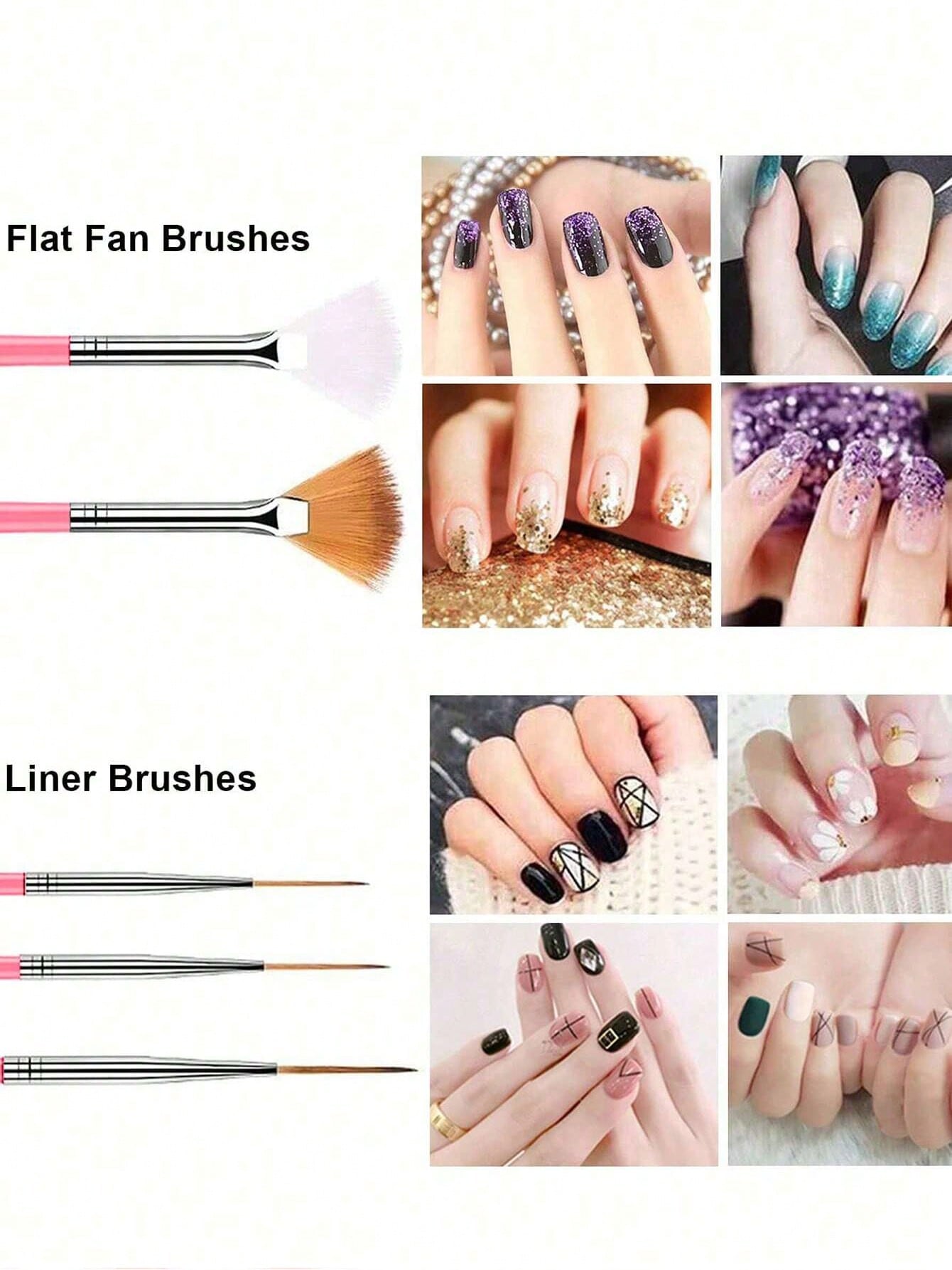 15/22pcs White Nail Art Tool S - Resin Art Resin のレビューと価格
