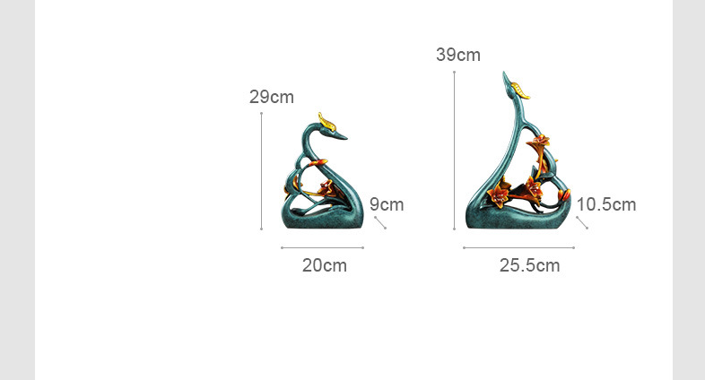 couples swan lovers art decora - Resin Art Gift For Anniversary のレビューと価格