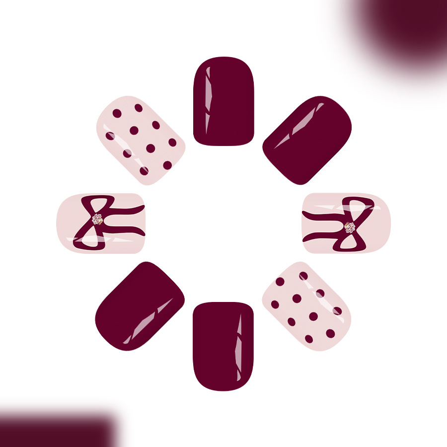 Short Square Press On Nails Gl - Resin Art Glitter のレビューと価格