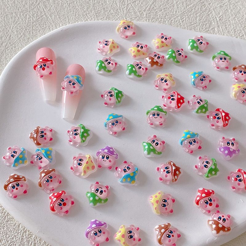 2/10/20pcs Kirby Nail Charms 3 - Resin Art Resin のレビューと価格