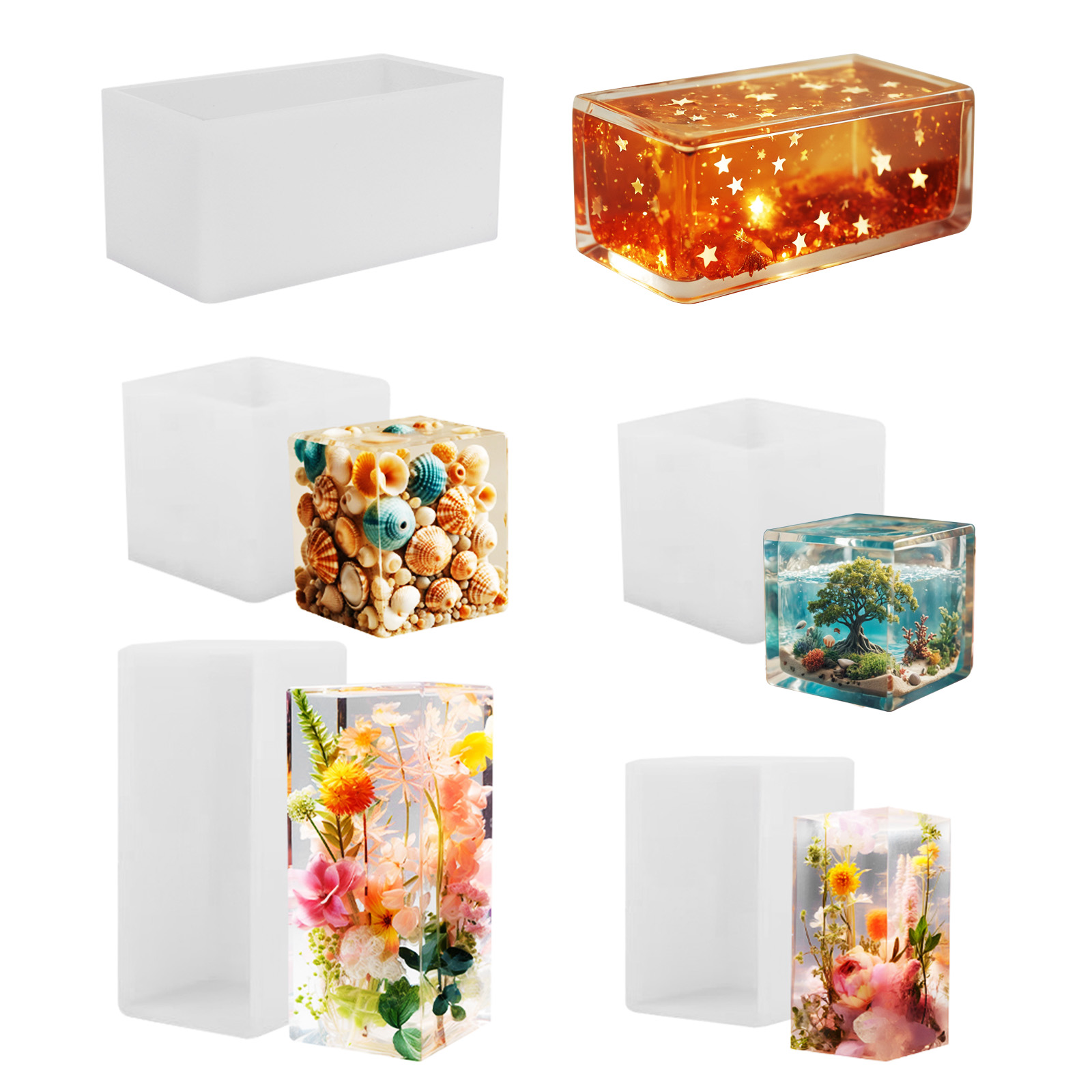 Epoxy Casting Mold Silicone Mo - Resin Art Epoxy のレビューと価格