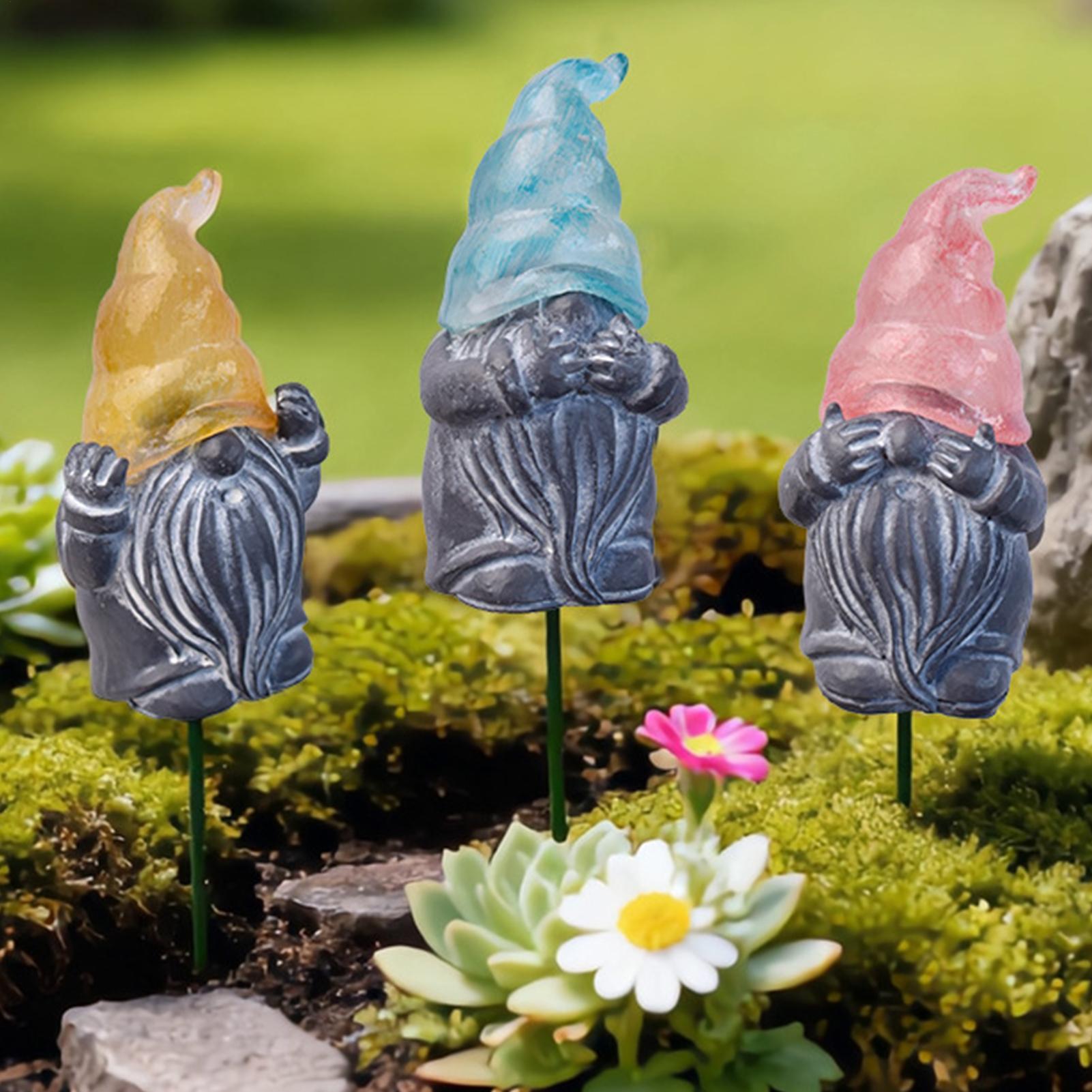 Decorative Garden Stakes 3-Pie - Resin Art Flowers のレビューと価格