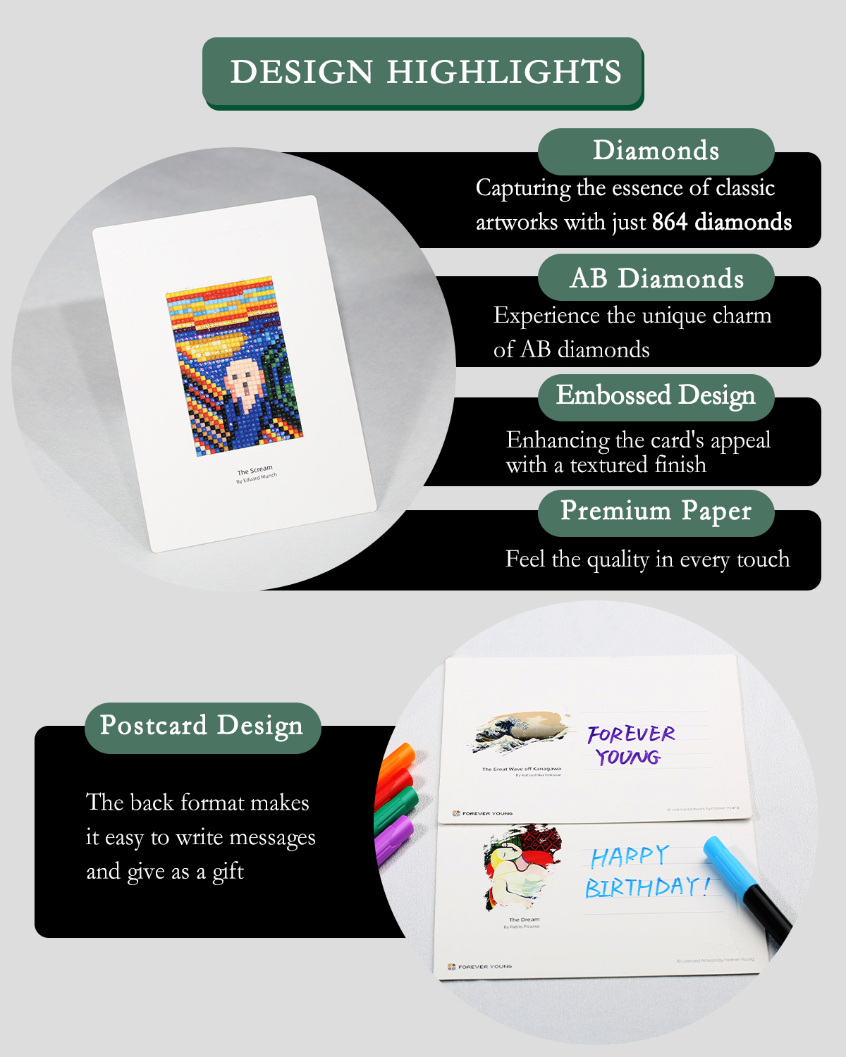 12PCS Mini Diamond Painting Ki - Resin Art Work のレビューと価格
