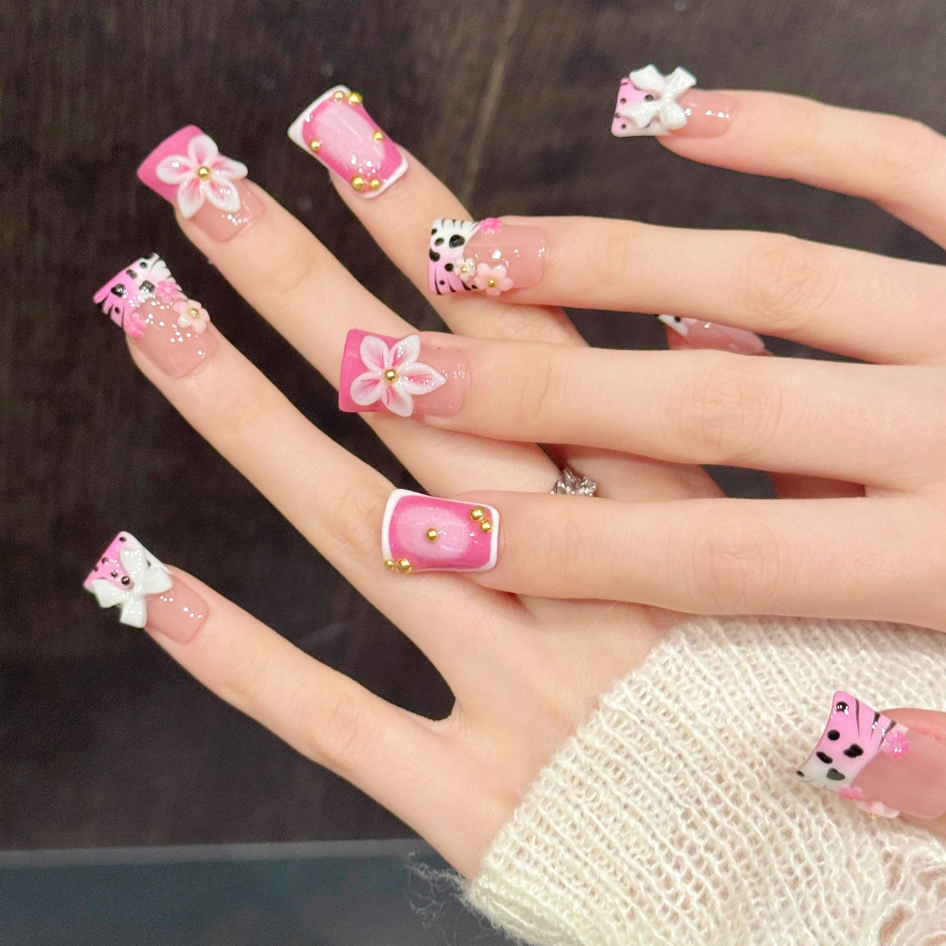 10pcs Pure Hand Pressed Duck N - Resin Art Flowers のレビューと価格