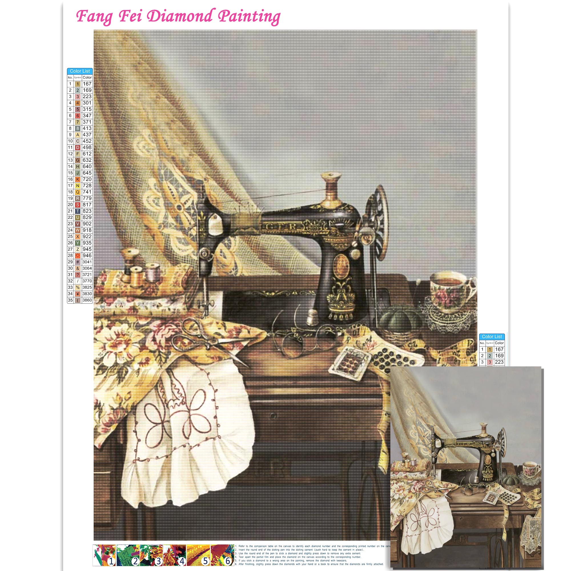 DIY Full Drill Diamond Rhinest - Resin Art Drill Machine のレビューと価格
