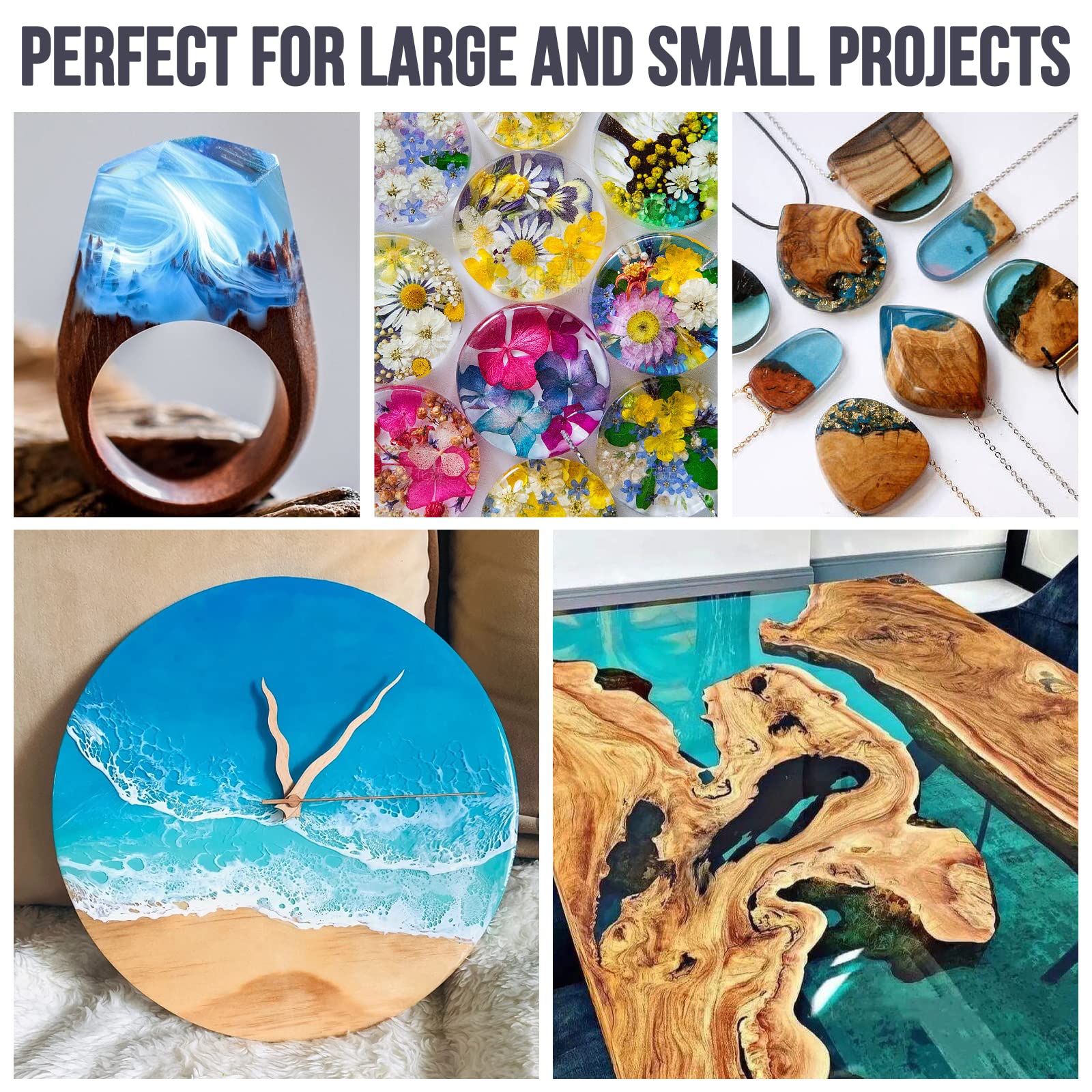 Epoxy Resin Kits Set, Art Kit  - Resin Art Kits For Adults のレビューと価格
