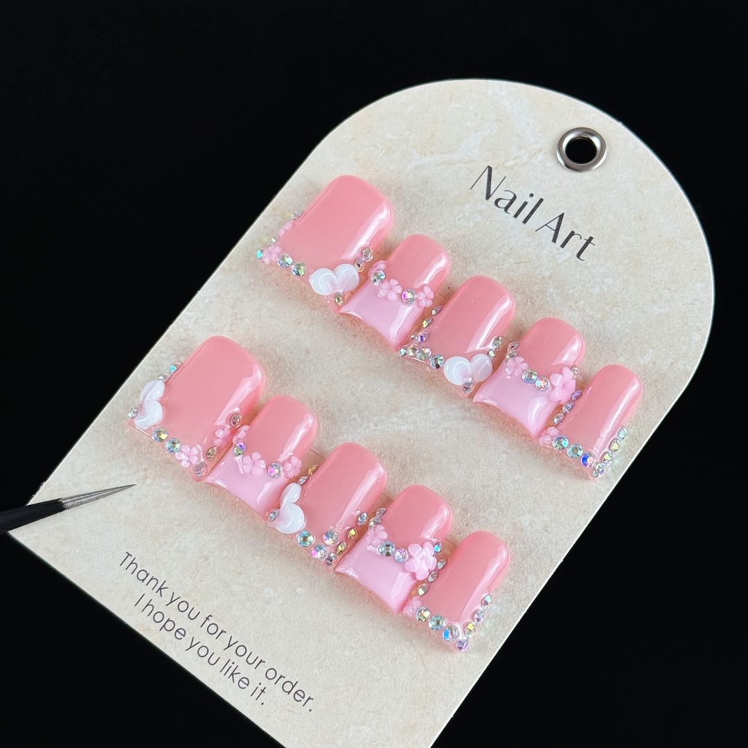 10pcs high-end Pink girl style - Resin Art Glitter のレビューと価格