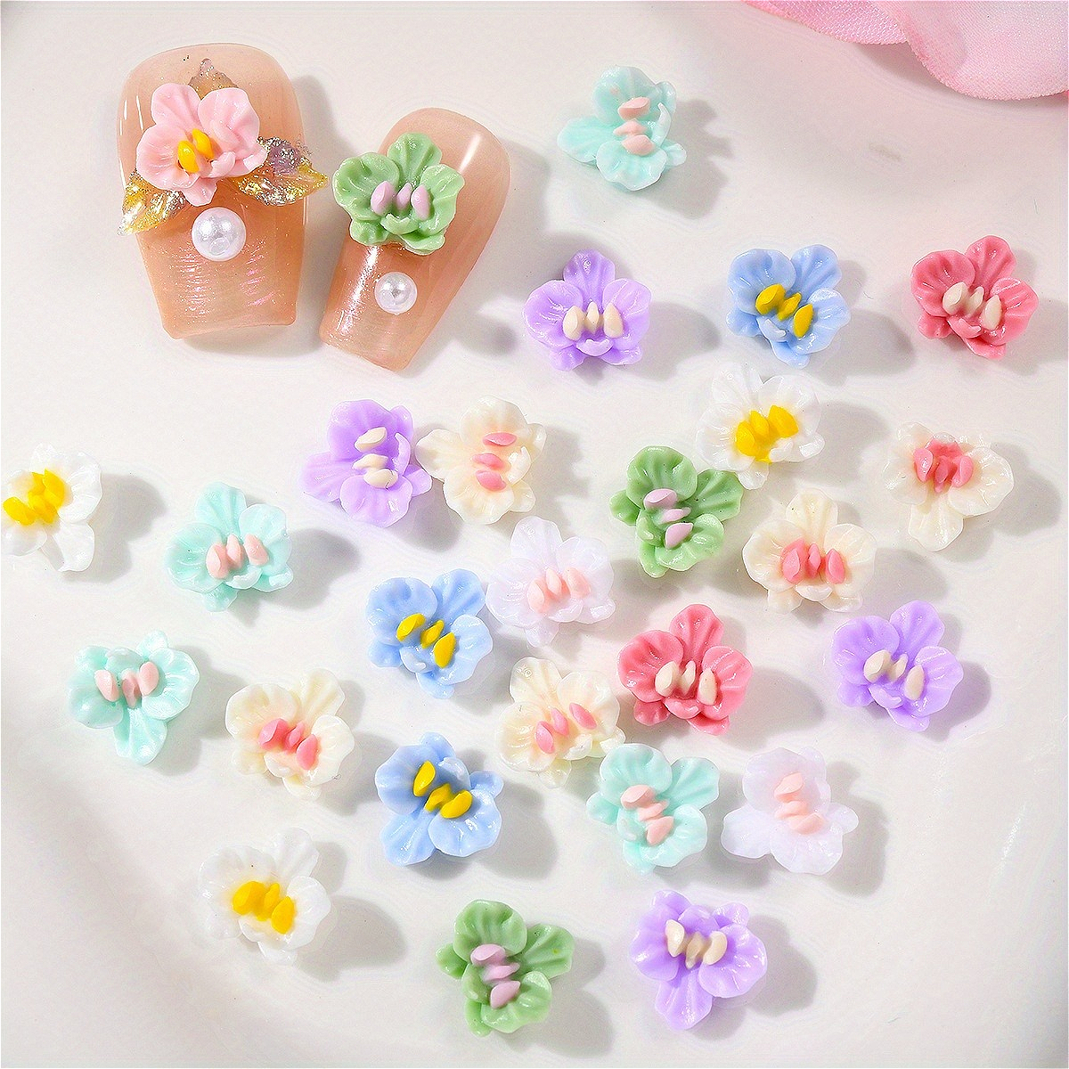 50pcs Resin Luminous Colorful  - Resin Art Earrings Material のレビューと価格