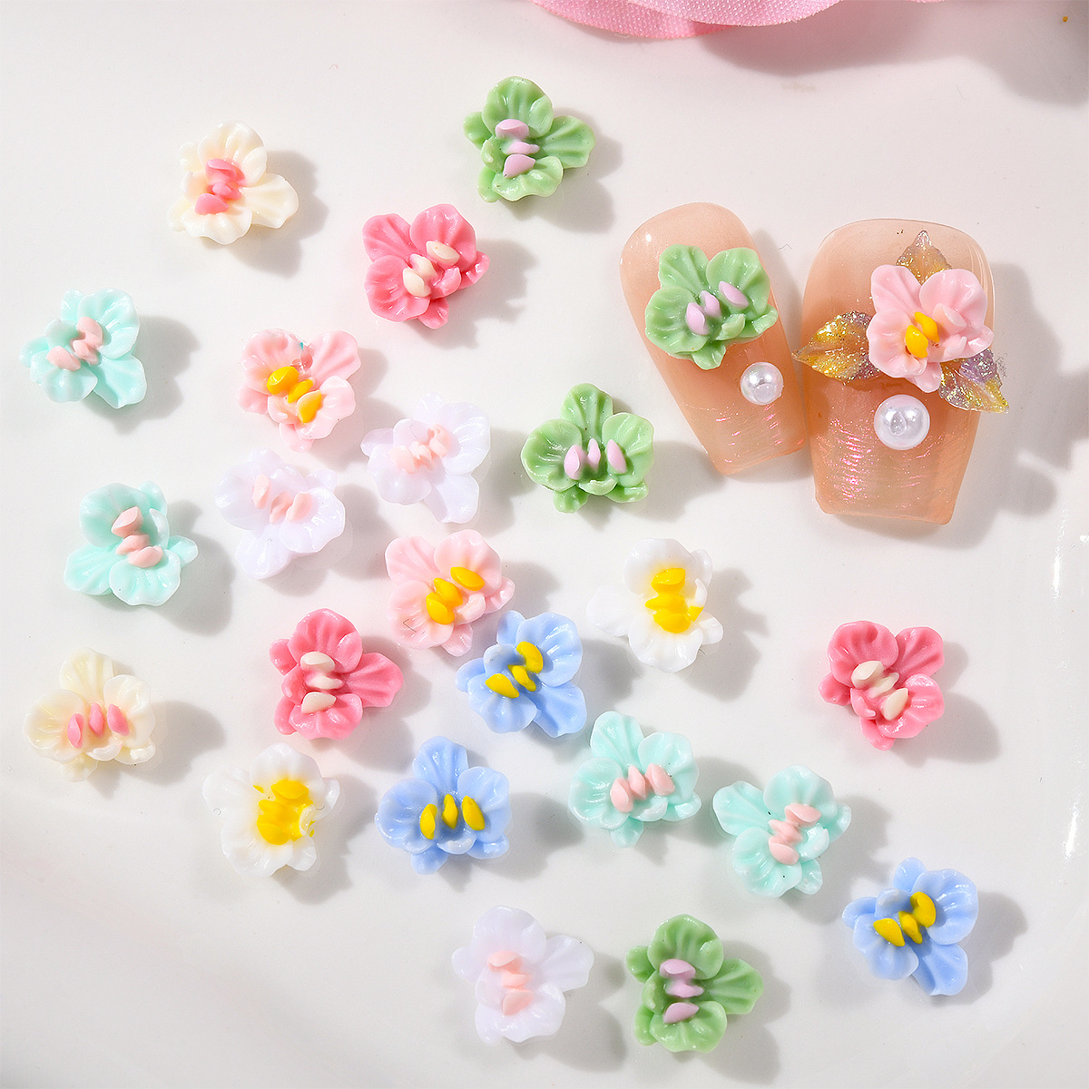 50pcs Resin Luminous Colorful  - Resin Art Earrings Material のレビューと価格