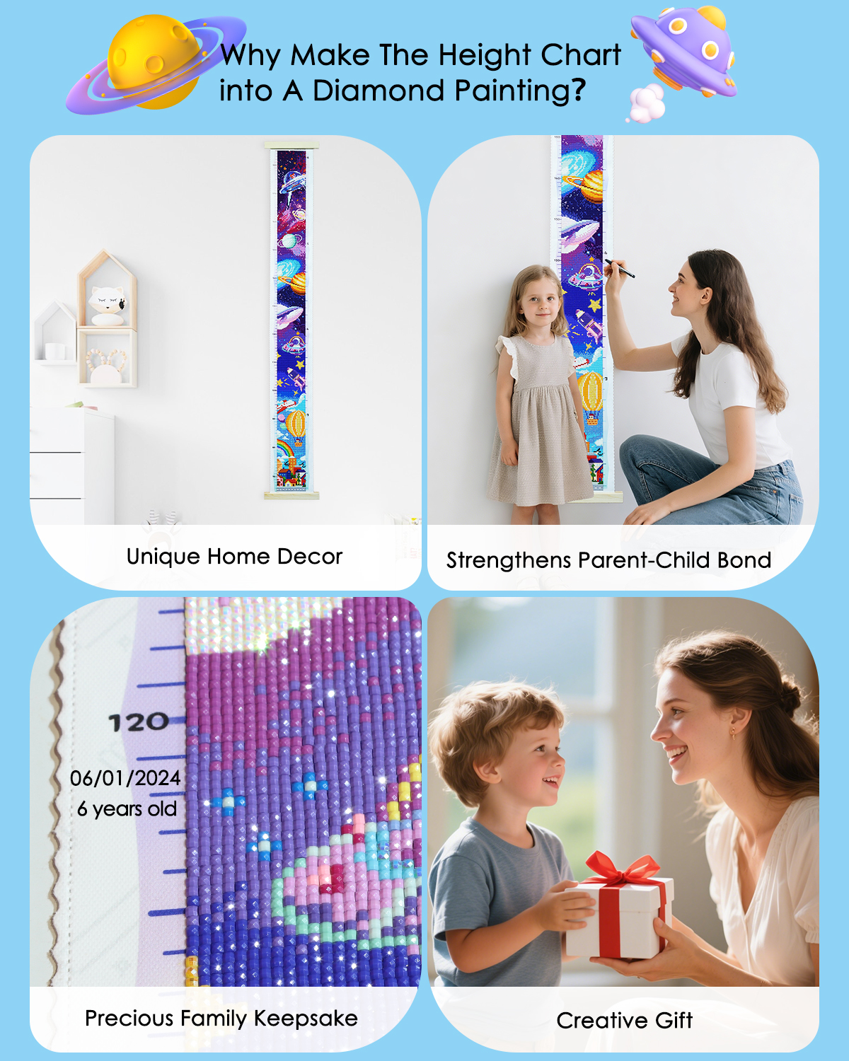 ForeverYoung DIY Growth Chart  - Resin Art Work のレビューと価格