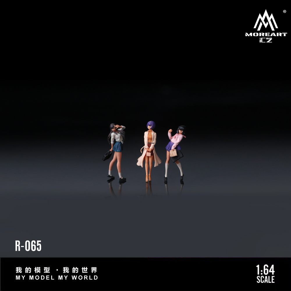 More Art 1:64 Dynamic Girl Dol - Resin Art Resin のレビューと価格