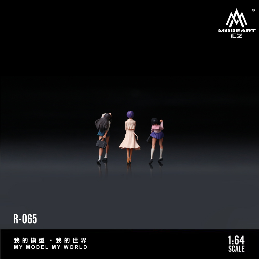 More Art 1:64 Dynamic Girl Dol - Resin Art Resin のレビューと価格