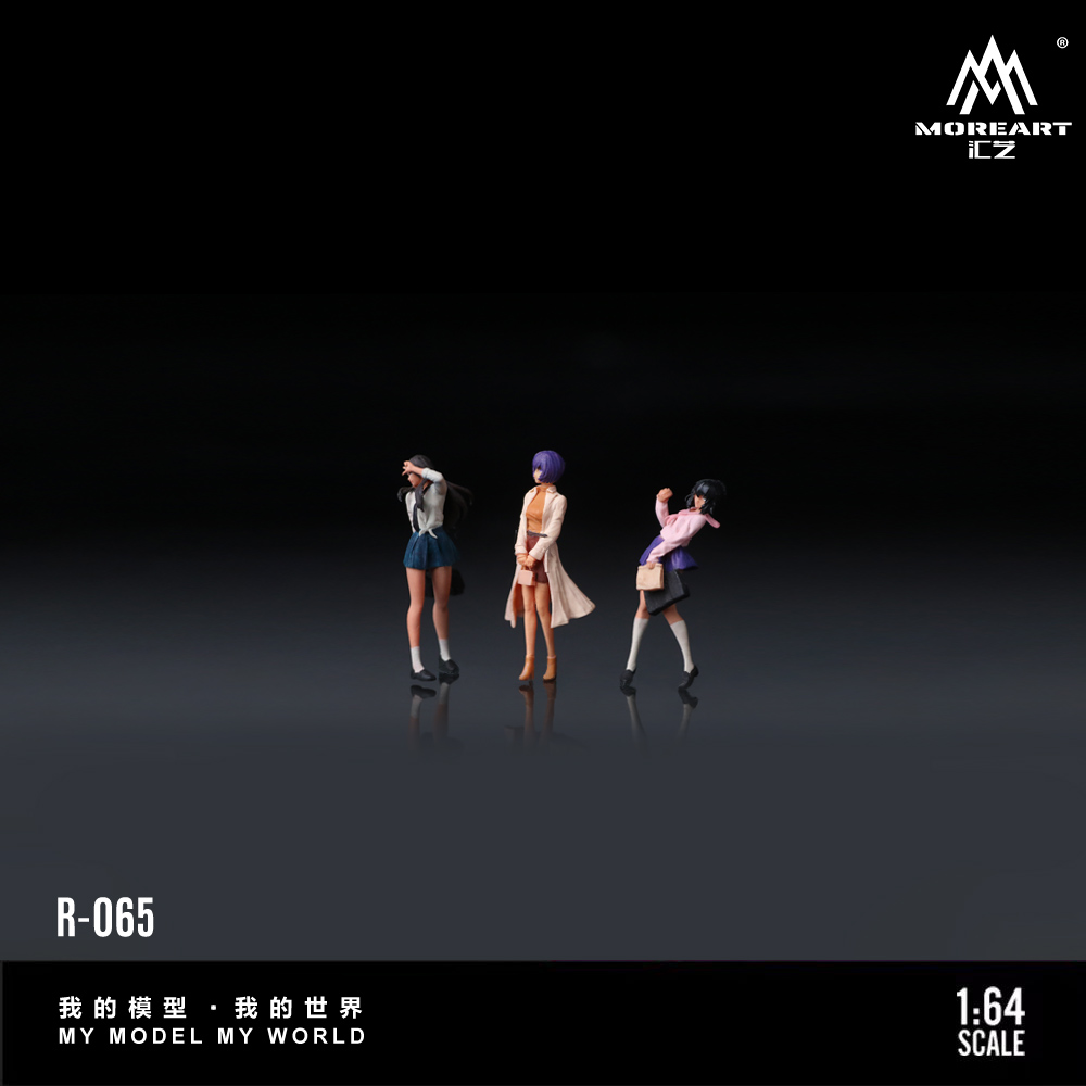 More Art 1:64 Dynamic Girl Dol - Resin Art Resin のレビューと価格