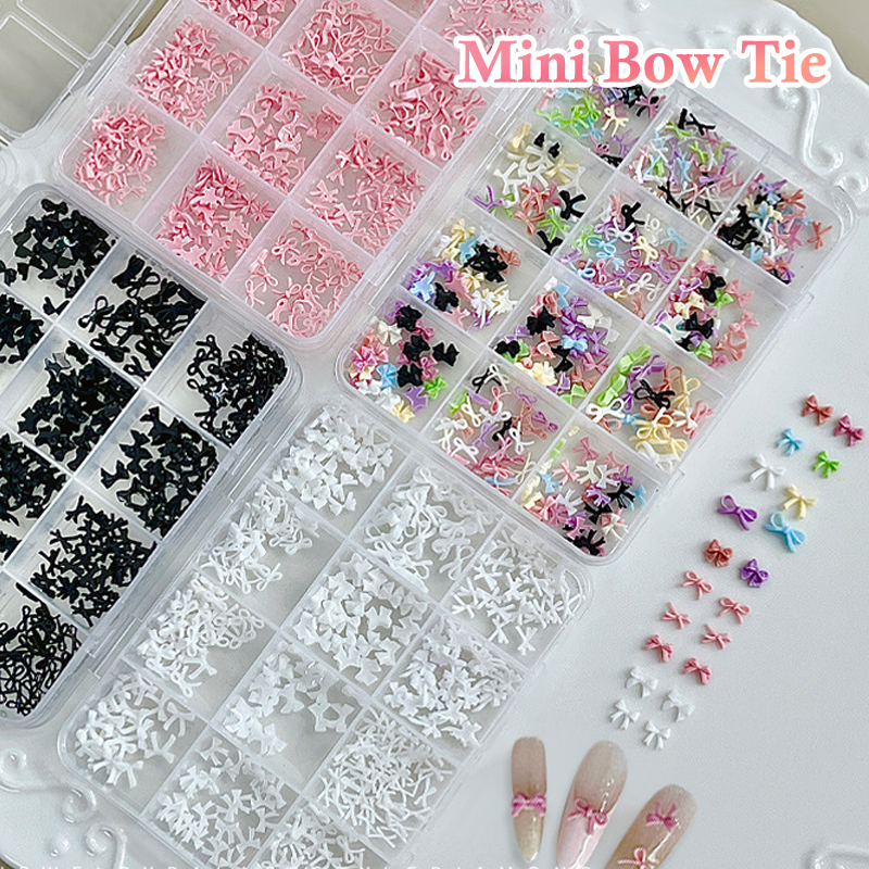 12 Grids Colorful Bowknot Set  - Resin Art Resin のレビューと価格