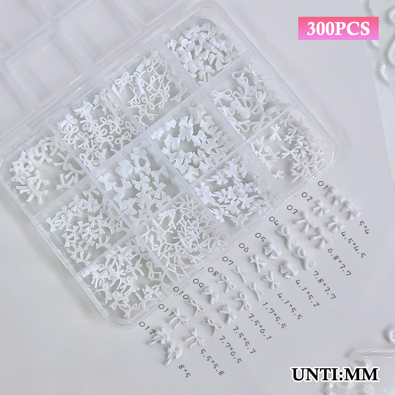 12 Grids Colorful Bowknot Set  - Resin Art Resin のレビューと価格