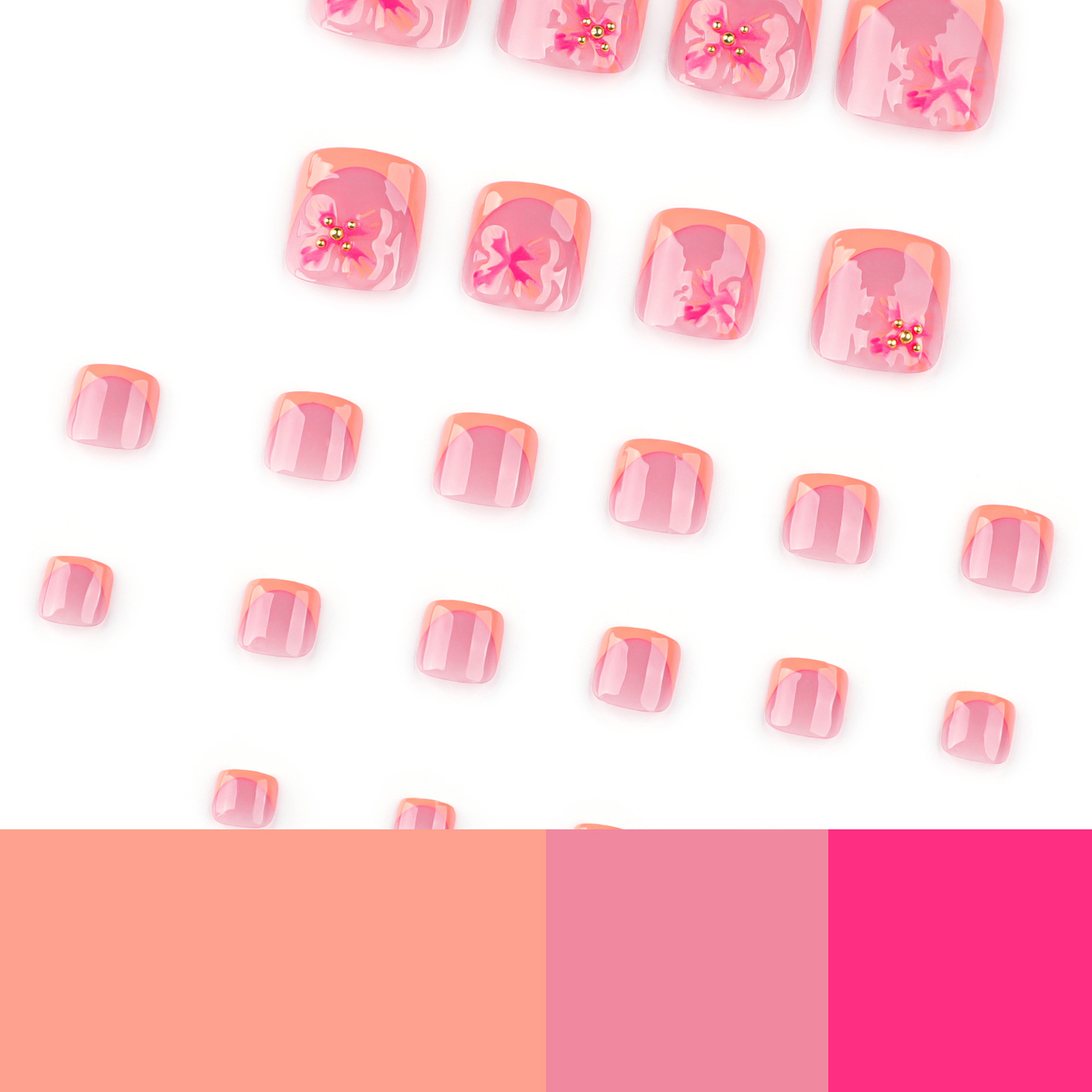 24pcs Charming Flower Pattern  - Resin Art Flowers のレビューと価格