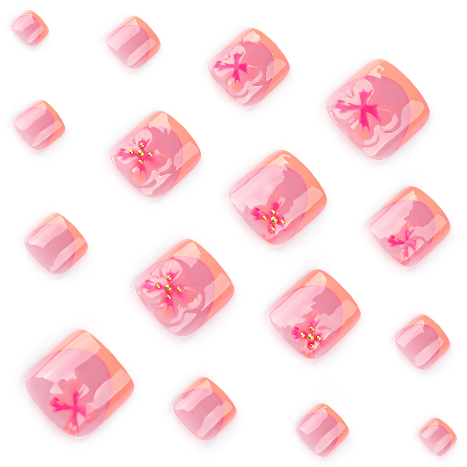24pcs Charming Flower Pattern  - Resin Art Flowers のレビューと価格