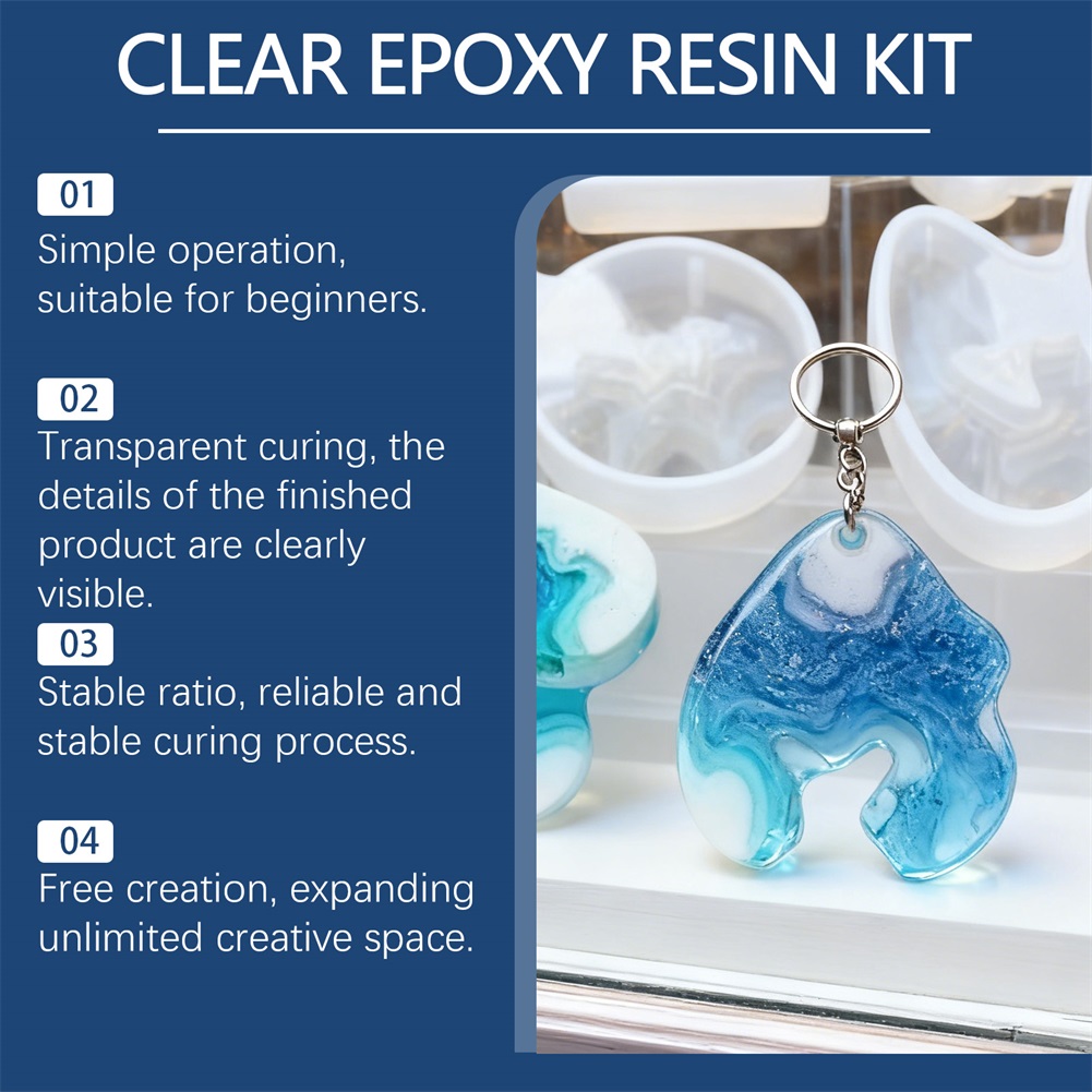 DIY Crystals Clear Epoxys Resi - Resin Art Epoxy のレビューと価格