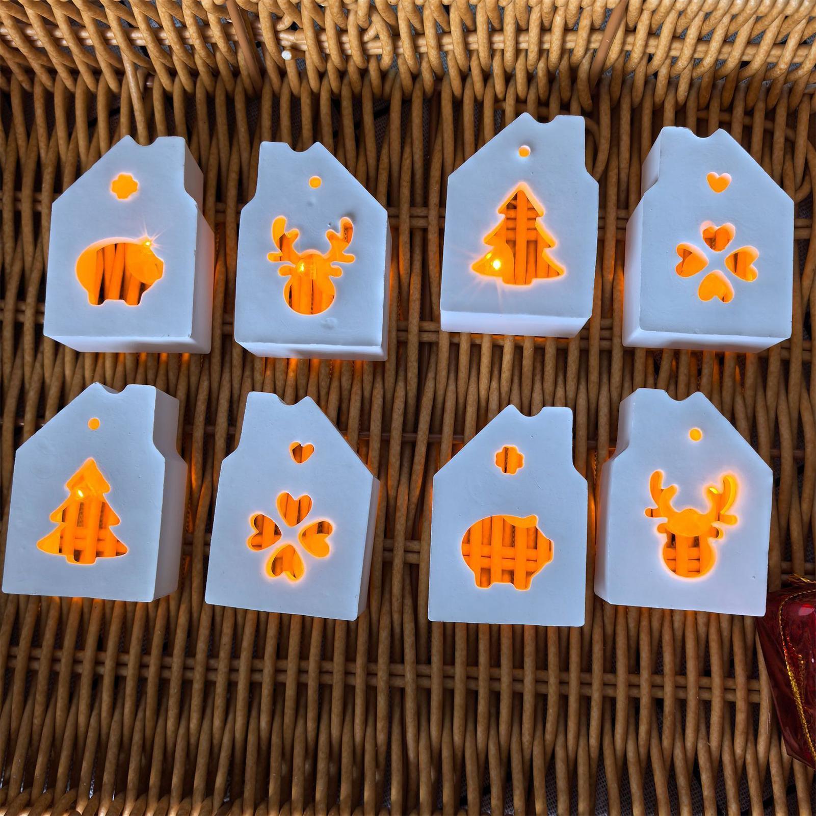 House Silicone Mold 4-Cavity C - Resin Art Epoxy のレビューと価格