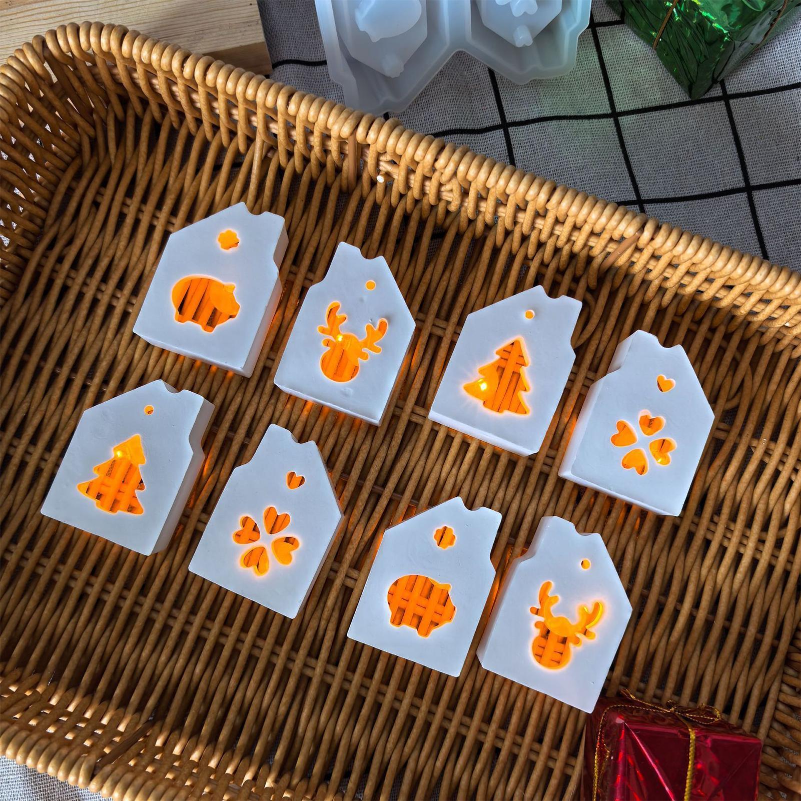 House Silicone Mold 4-Cavity C - Resin Art Epoxy のレビューと価格