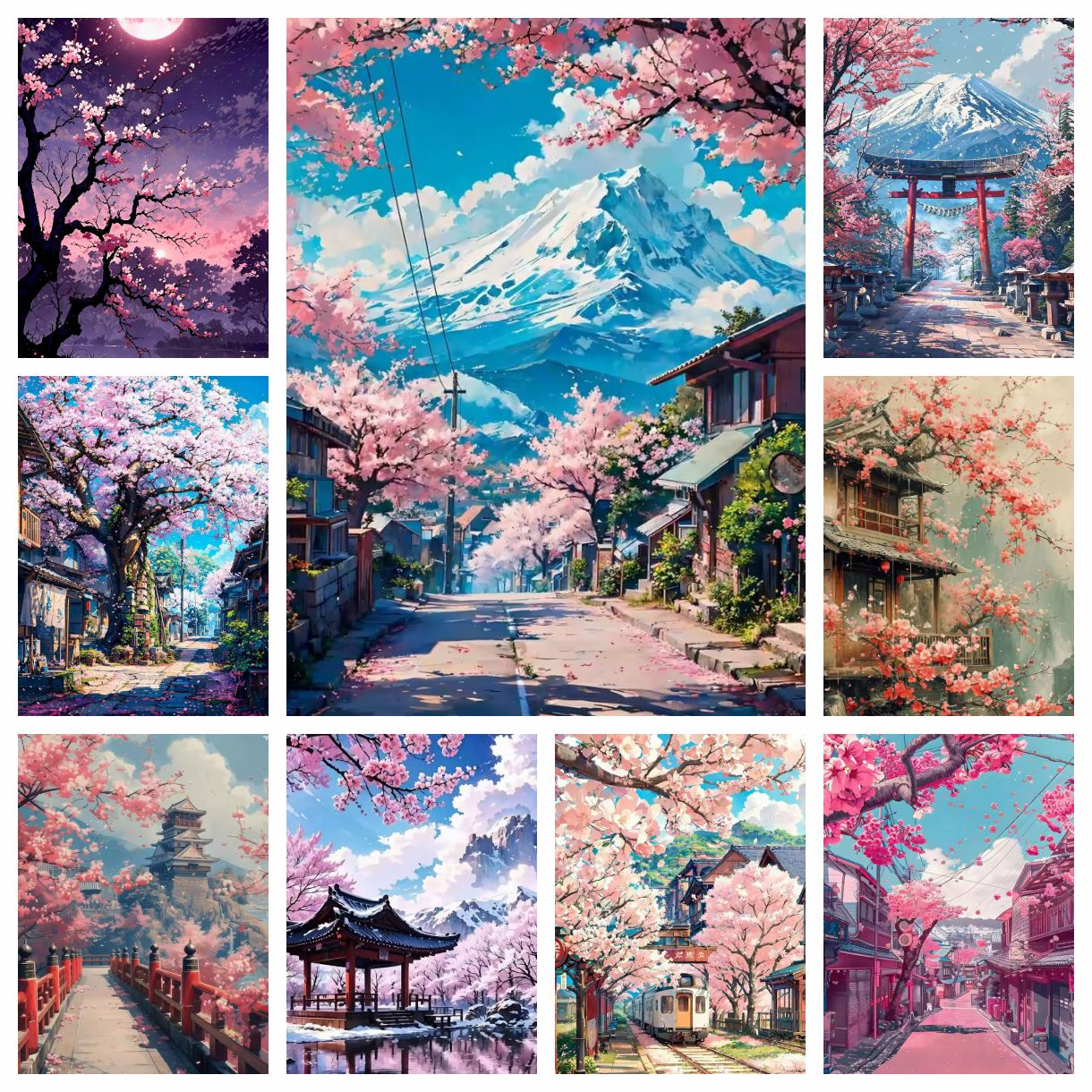 1PC frameless Japanese Cherry  - Resin Art For Beginners のレビューと価格