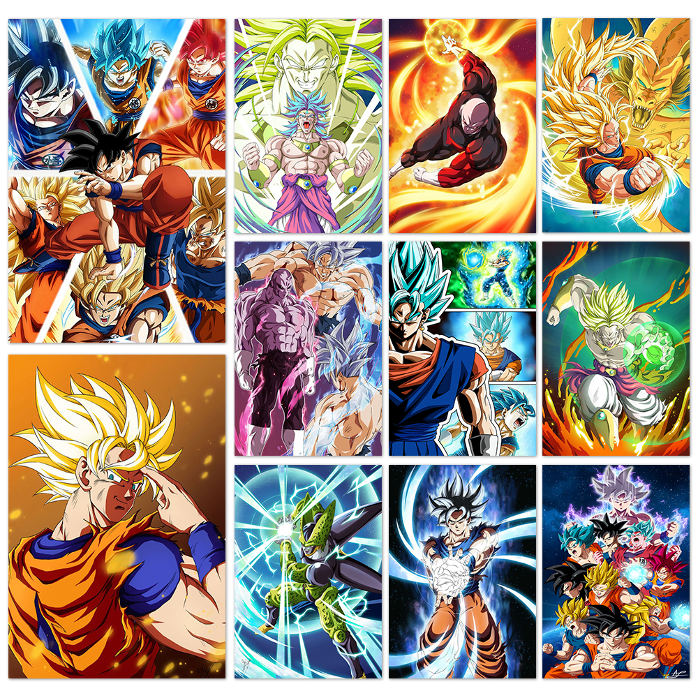 Japanese Anime Diamond Paintin - Resin Art Goku のレビューと価格