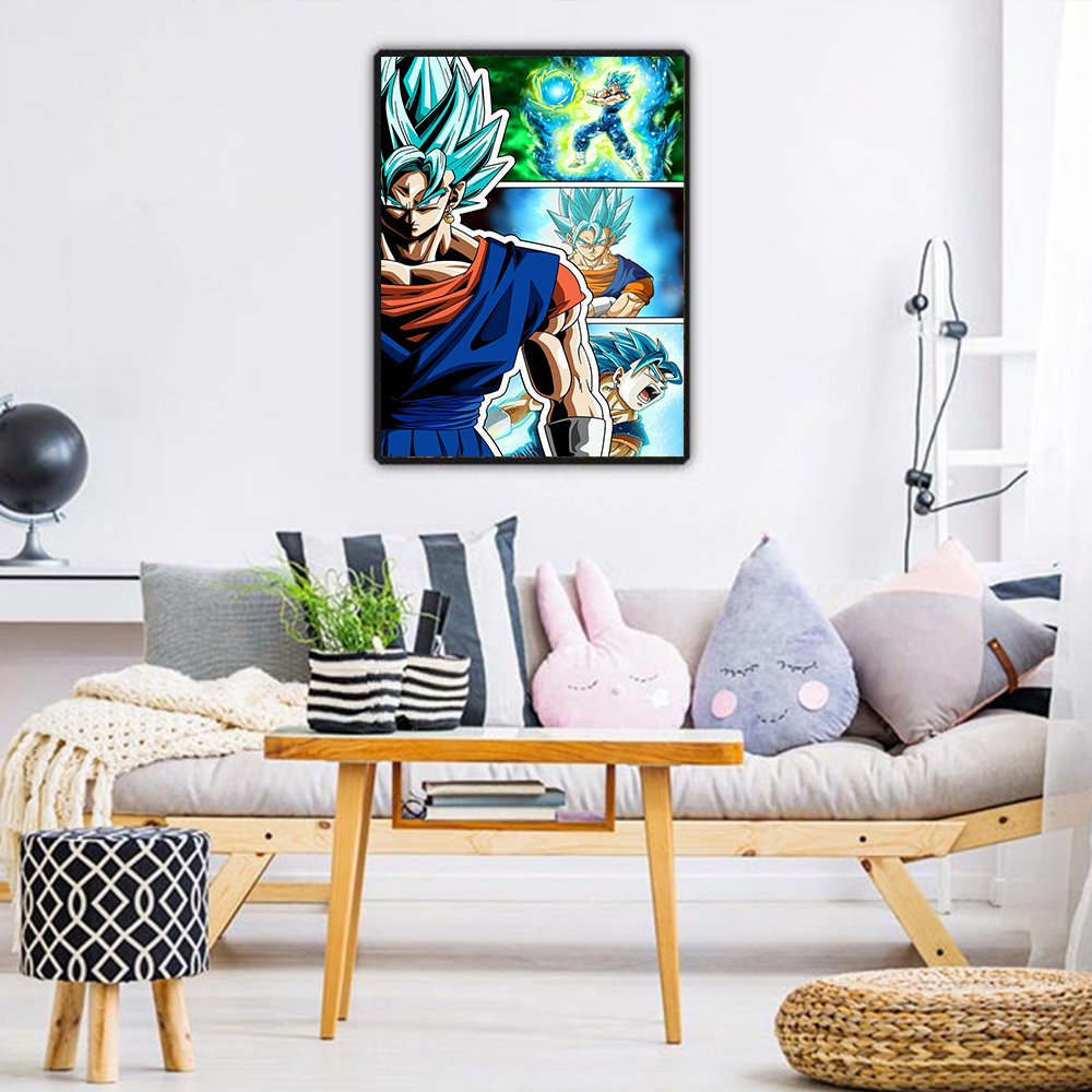 Japanese Anime Diamond Paintin - Resin Art Goku のレビューと価格