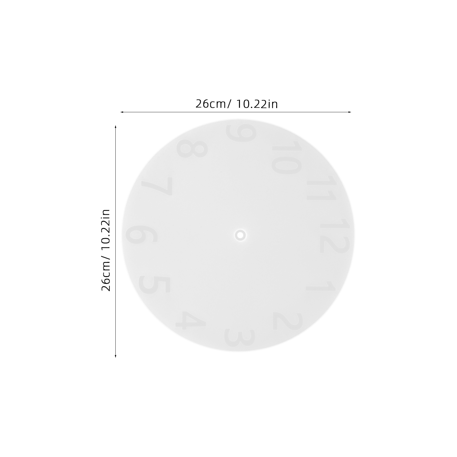 1 set 1 Set Diy Silicone Clock - Resin Art Wall Clock のレビューと価格
