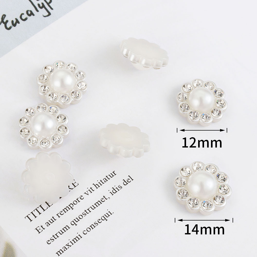 50pcs White Flat Imitation Pea - Resin Art Essentials のレビューと価格