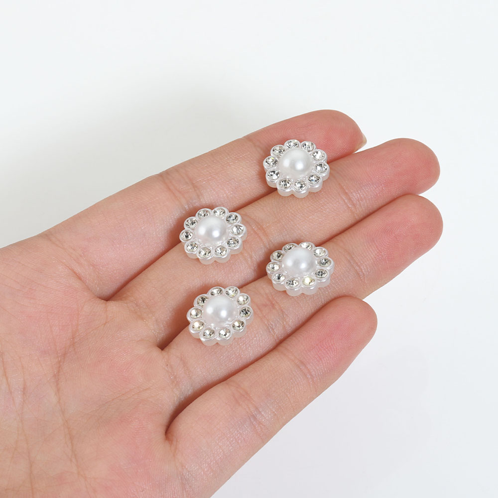 50pcs White Flat Imitation Pea - Resin Art Essentials のレビューと価格