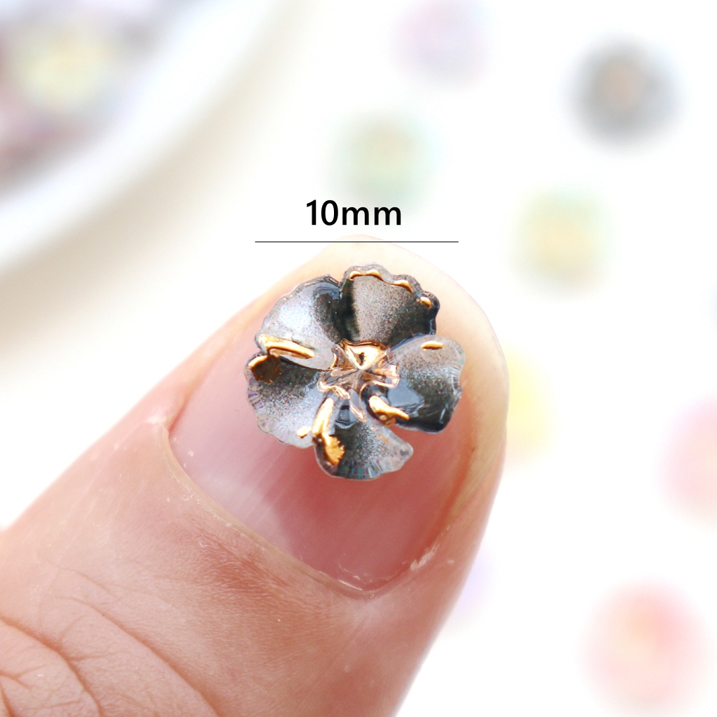 30pcs Mini Resin Flower Caboch - Resin Art Resin のレビューと価格