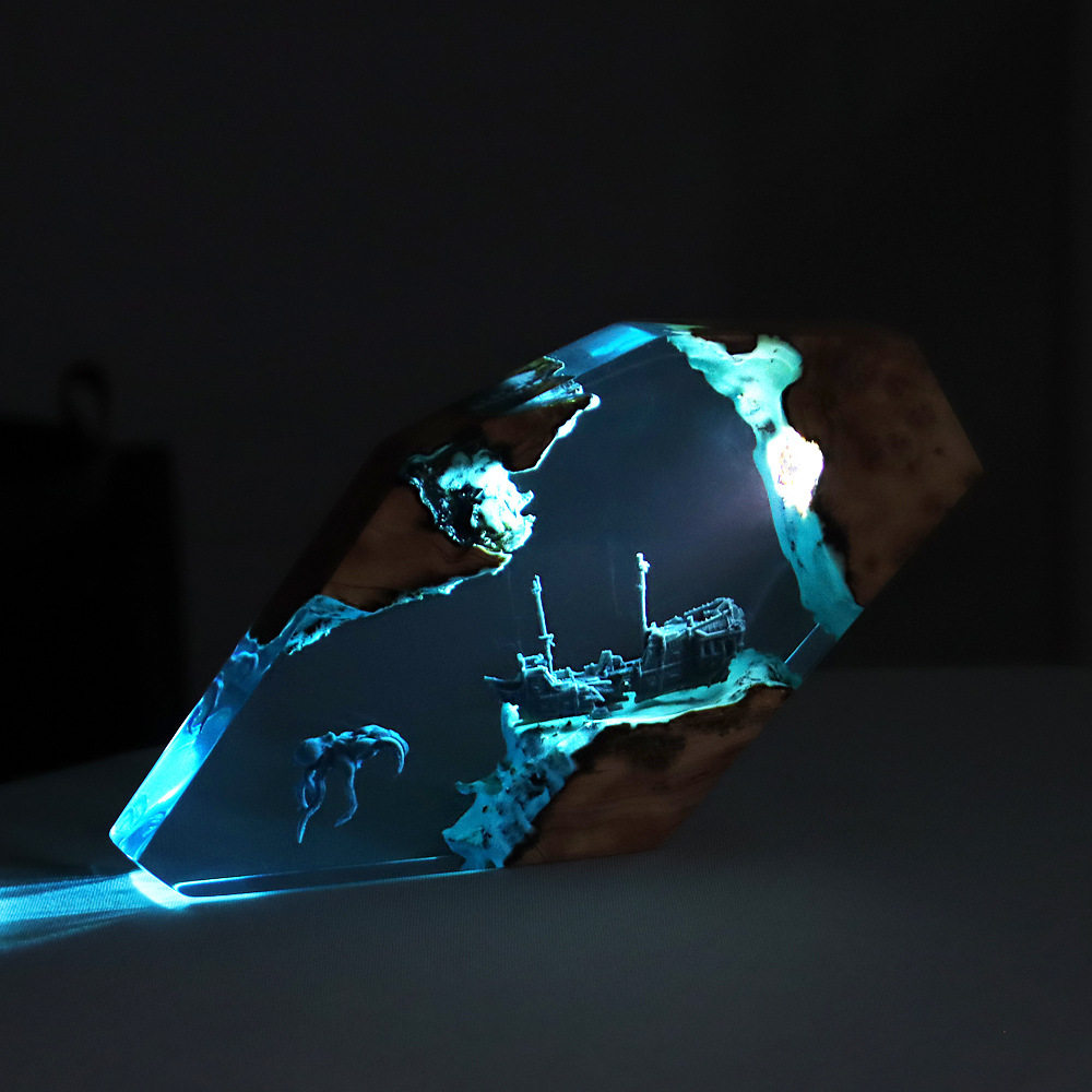 Forest Fairy Deer Desktop Art  - Resin Art Resin のレビューと価格