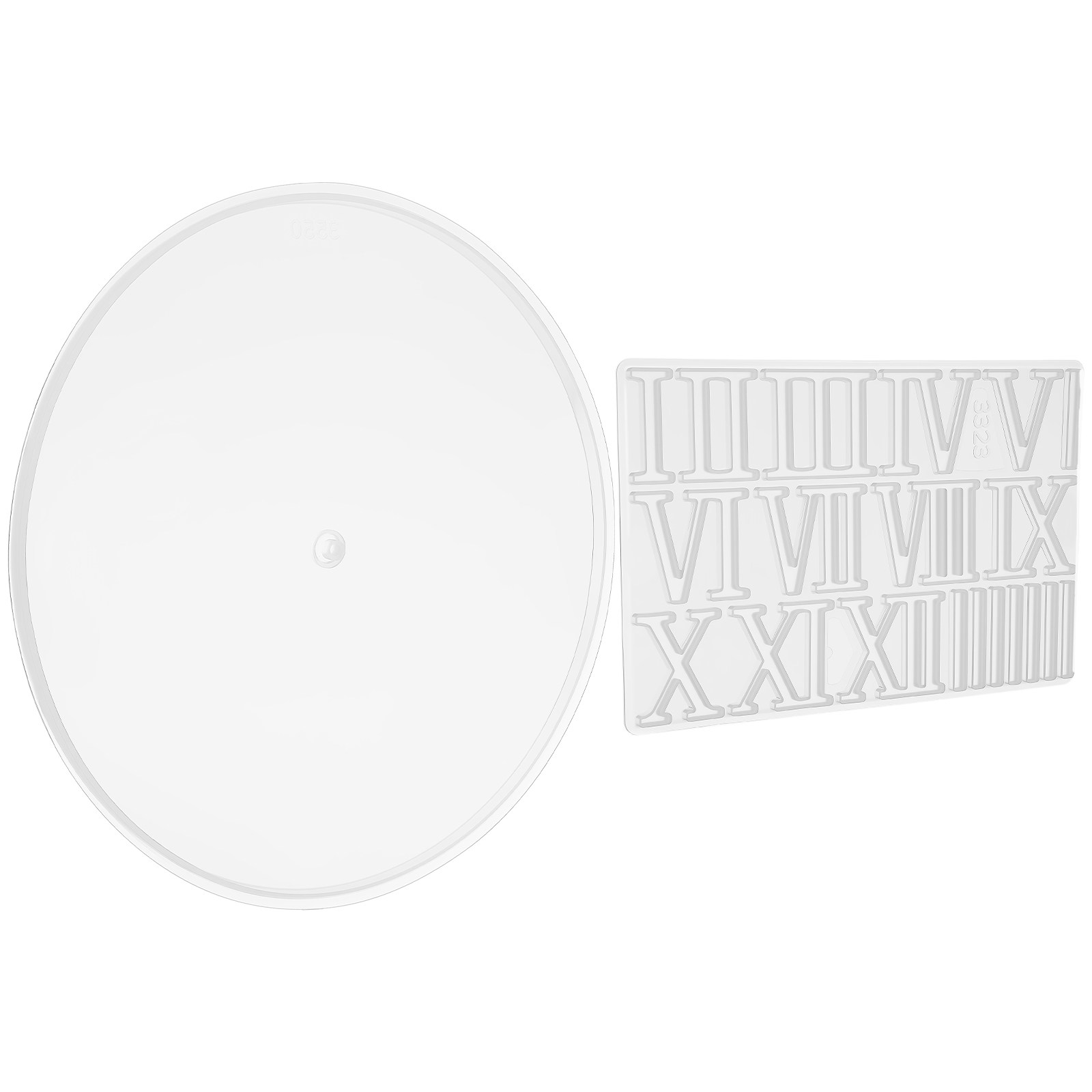 1Set Round Silicone Clock Dial - Resin Art Wall Clock のレビューと価格