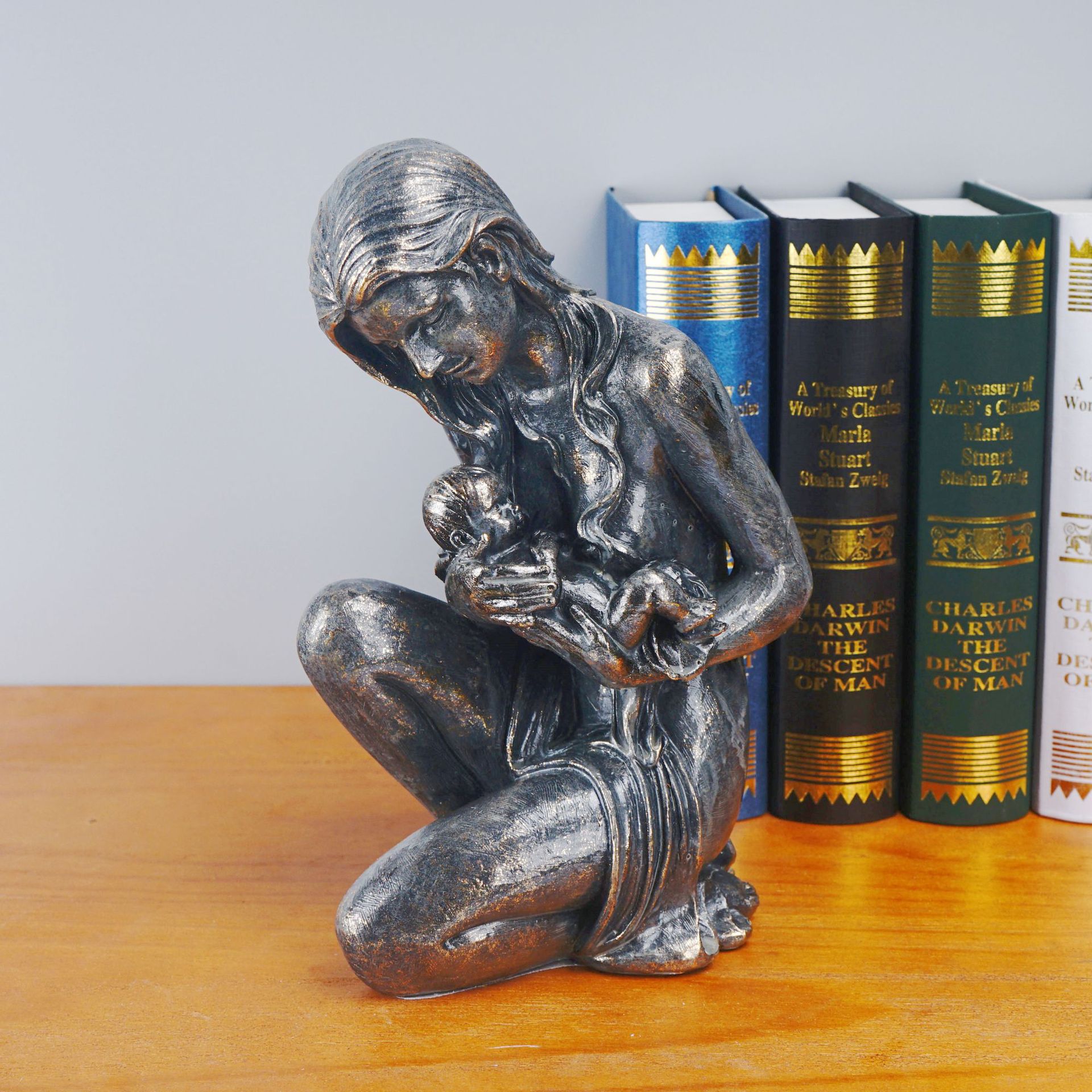 Mother Child Resin Sculpture H - Resin Art Gift For Anniversary のレビューと価格
