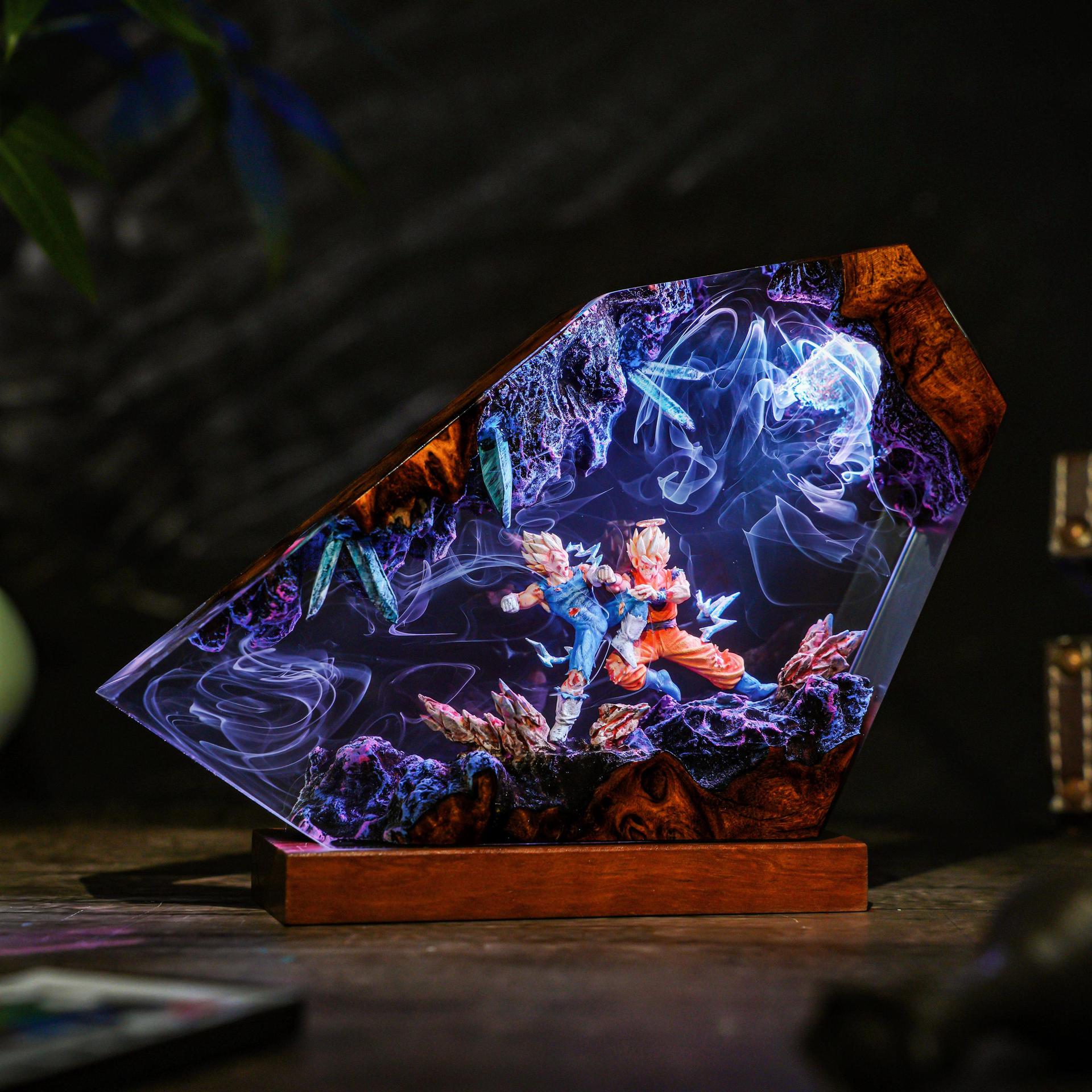 Goku & Vegeta Epoxy Resin Hand - Resin Art Goku のレビューと価格
