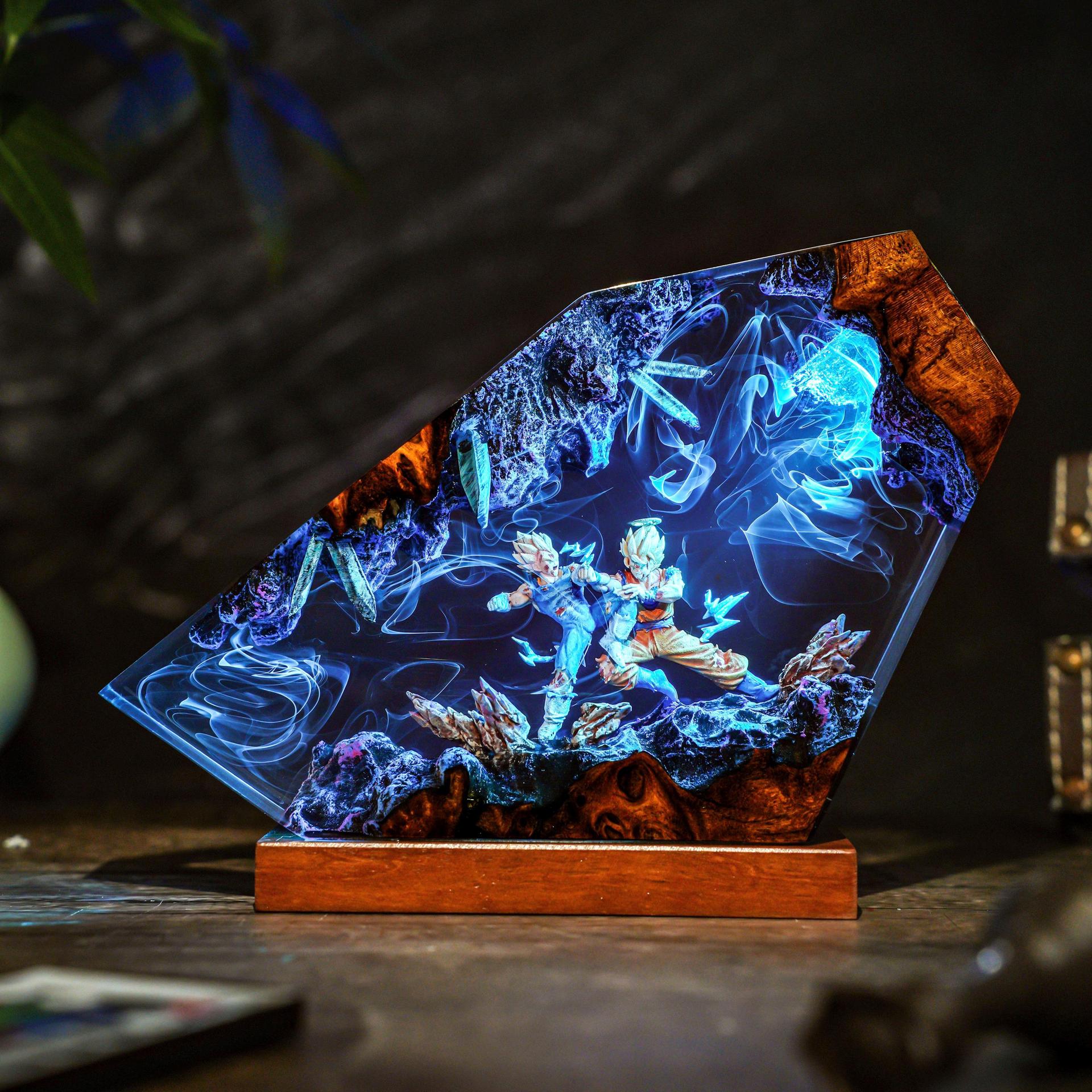 Goku & Vegeta Epoxy Resin Hand - Resin Art Goku のレビューと価格