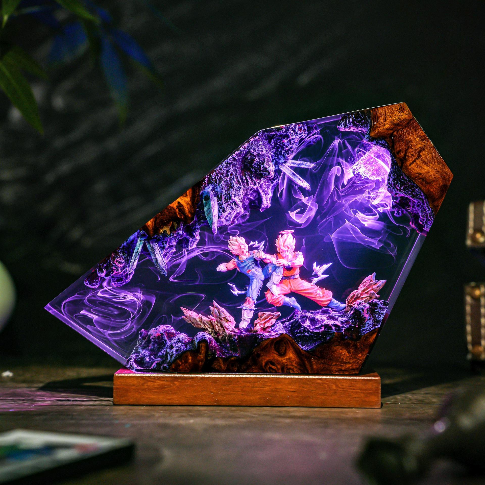 Goku & Vegeta Epoxy Resin Hand - Resin Art Goku のレビューと価格