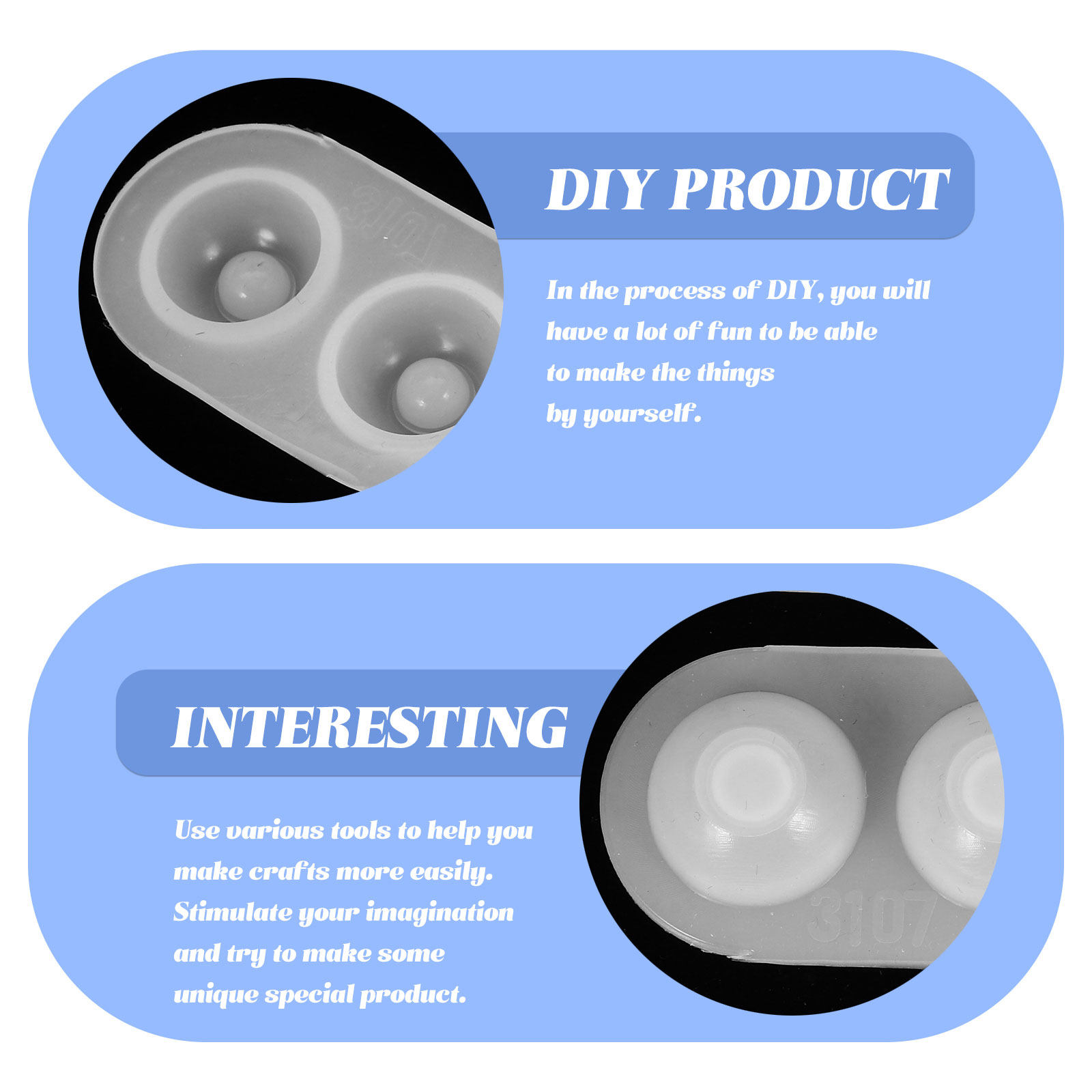 5Pcs Eye Silicone Mold DIY Art - Resin Art Epoxy のレビューと価格