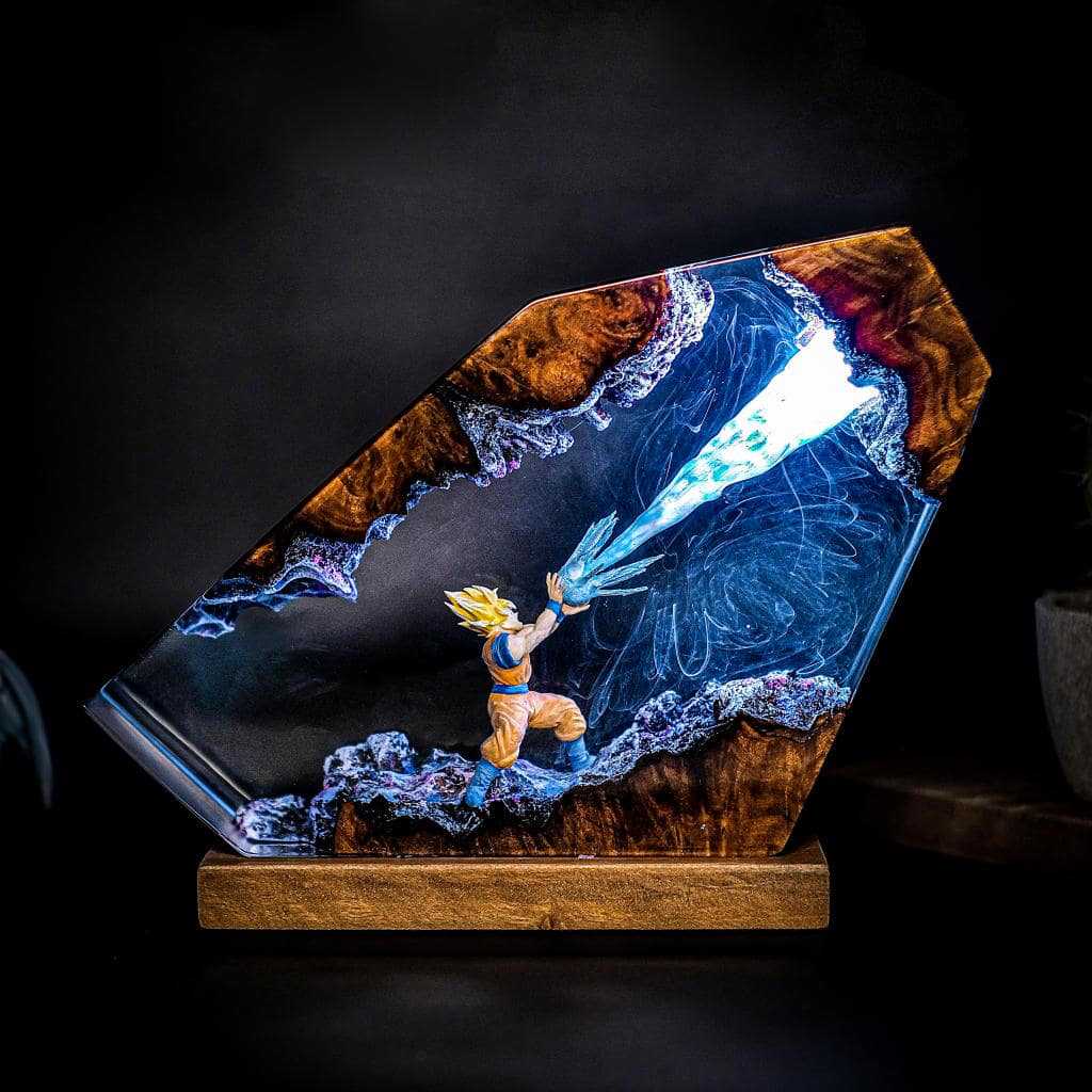 Goku Kamehameha Epoxy Resin LE - Resin Art Goku のレビューと価格