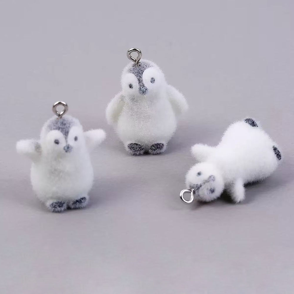 5pcs Flocking Small Penguin Re - Resin Art Essentials のレビューと価格