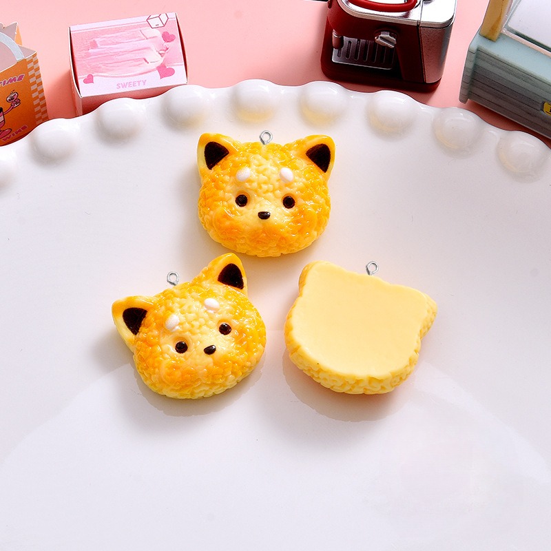10Pcs Cartoon Biscuits Dog Res - Resin Art Earrings Material のレビューと価格