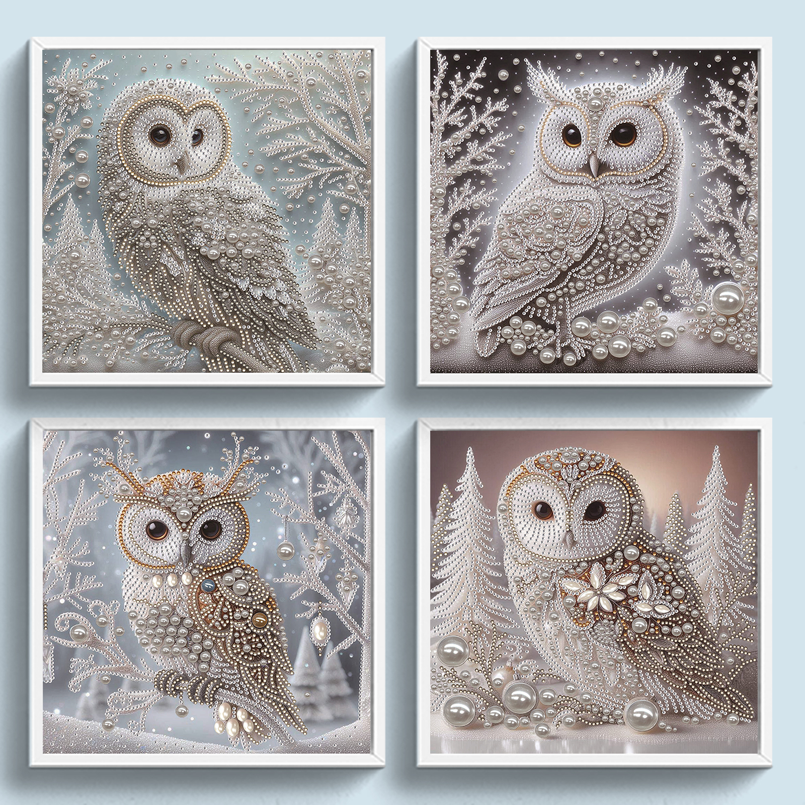 Owl Special Shaped 5D DIY Part - Resin Art Kits For Adults のレビューと価格