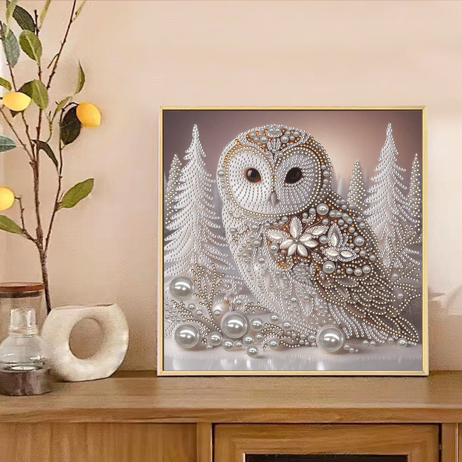 Owl Special Shaped 5D DIY Part - Resin Art Kits For Adults のレビューと価格
